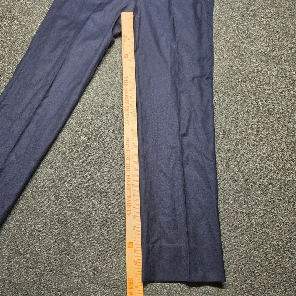 Brooks Brothers Dress Pants Navy Blue Mens 34x32 Regent Fit Wool Trousers NEW